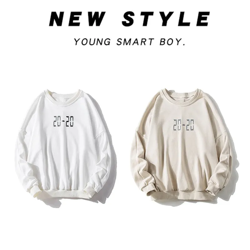 20-20 Number Plain Pullover Sweatshirt