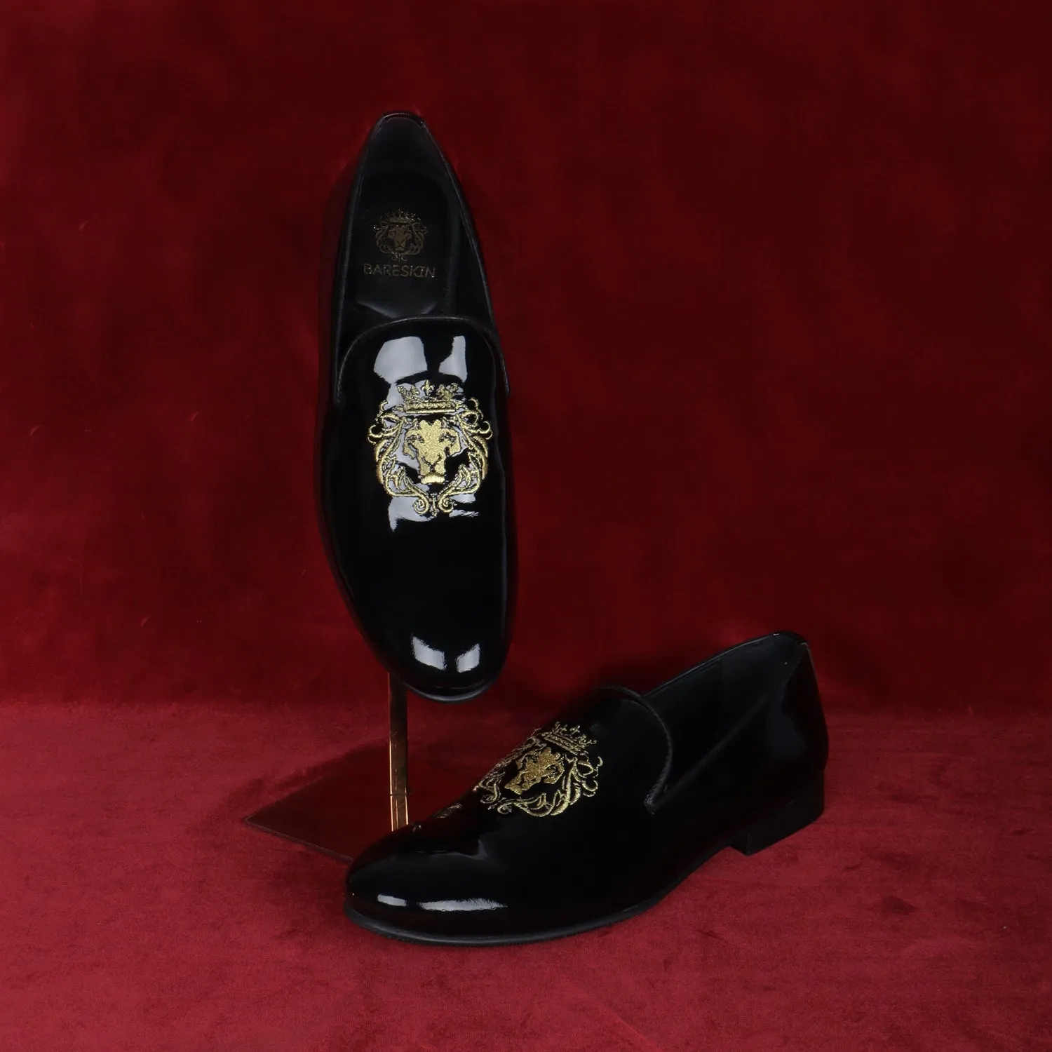 Black Patent Leather Slip-On By Brune & Bareskin