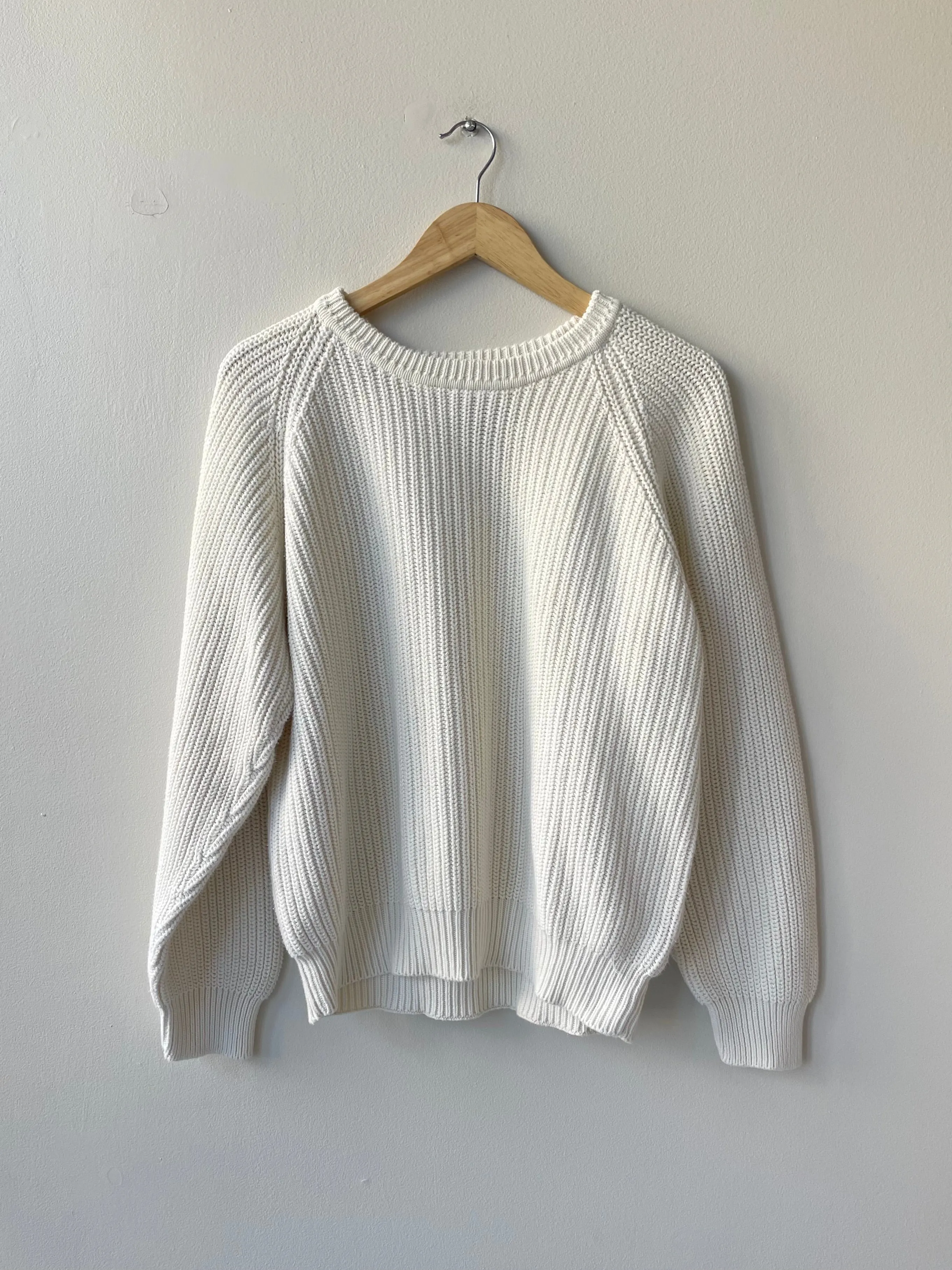 Cotton Shaker Knit Sweater