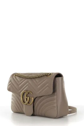 GG Marmont Medium Matelasse Shoulder Bag Dusty Pink