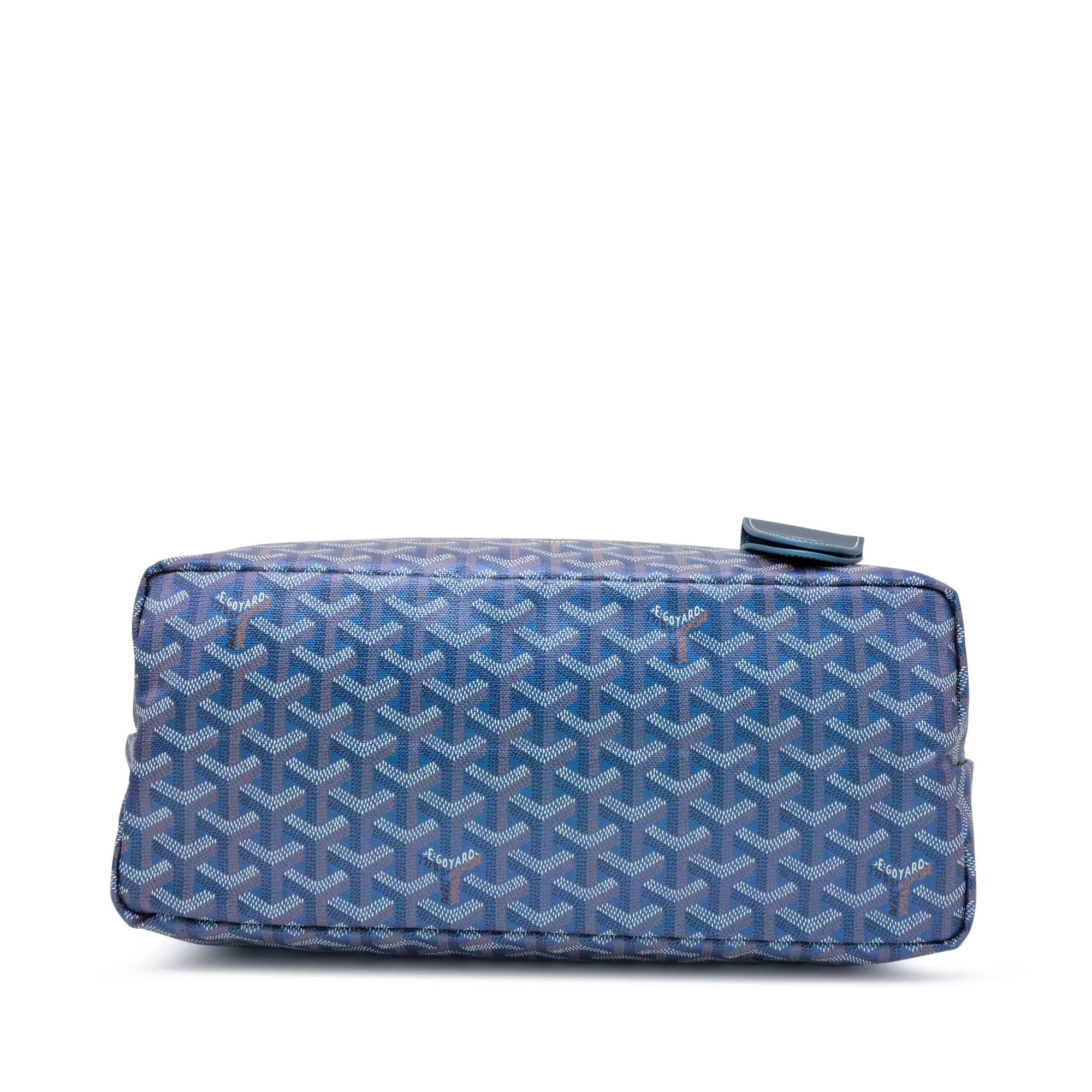 Goyard Pearly Blue Goyardine Canvas and Chevroches Calfskin Saint Louis PM Tote, 2024