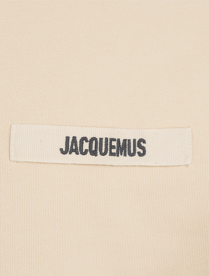 JACQUEMUS Le Hoodie Gros Grain Cotton Logo
