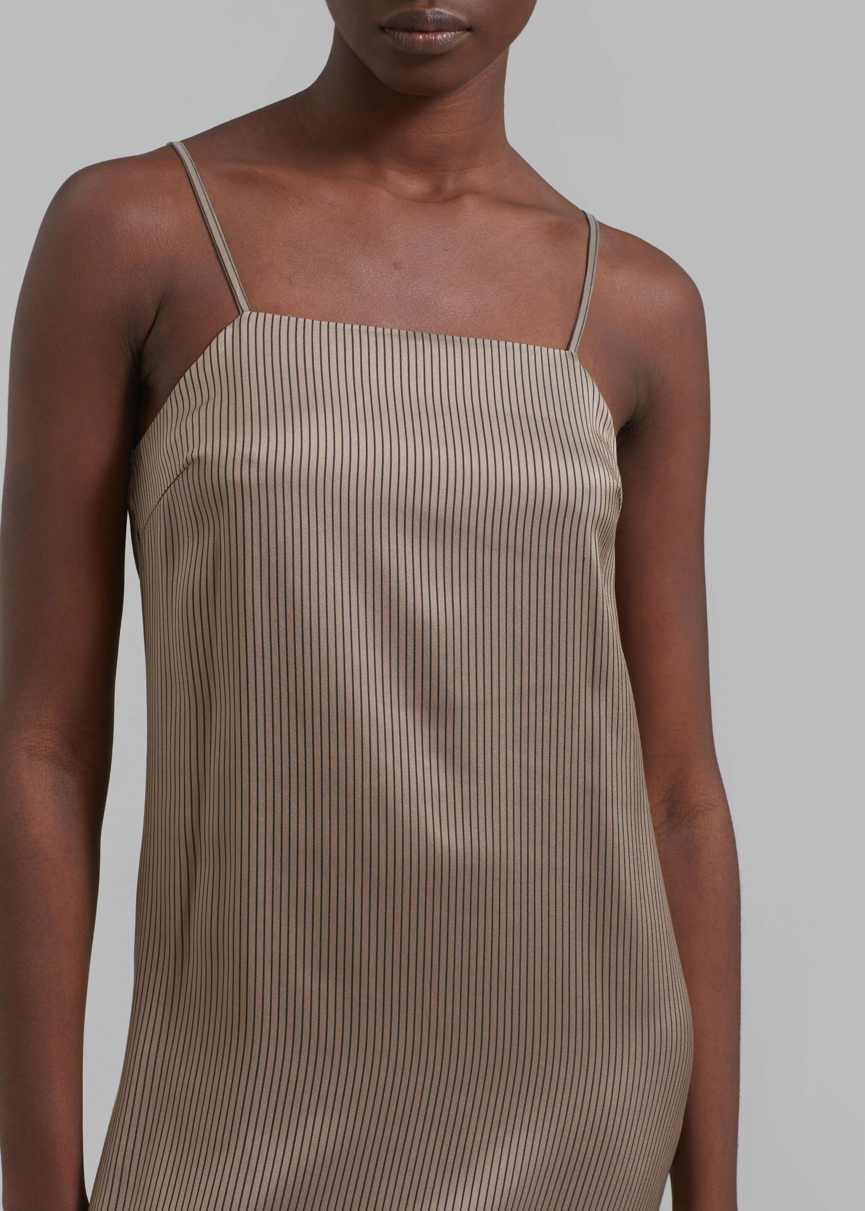 Loulou Studio Arja Long Dress - Brown/Black