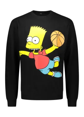 Market x The Simpsons Air Bart Crew Sweatshirt - Black