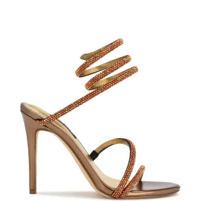 Maskil Ankle Wrap Heeled Sandals