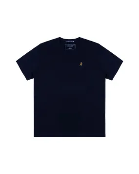 Mens Crew Neck Jersey T-shirt - Navy A46