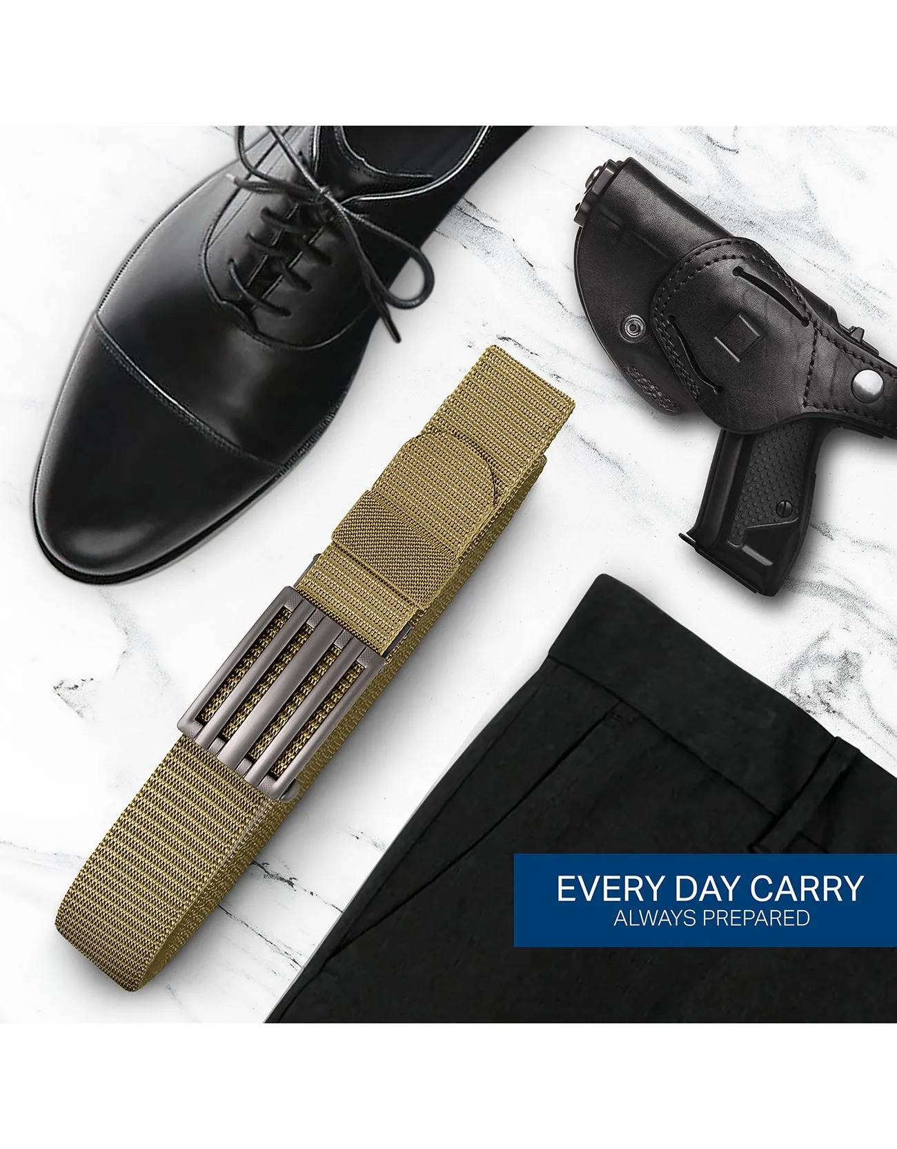 Mens Tactical Ratchet Golf Belt