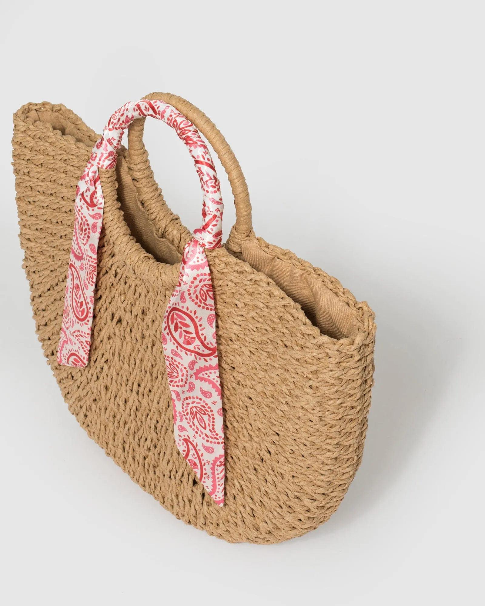 Natural Veronica Tote Bag