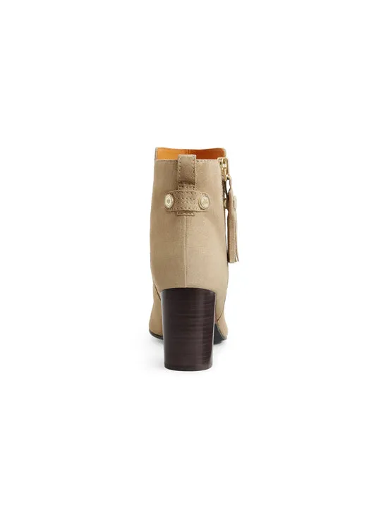 Oakham       20% Off   |   Save £55  caramel Heeled Ankle Boots