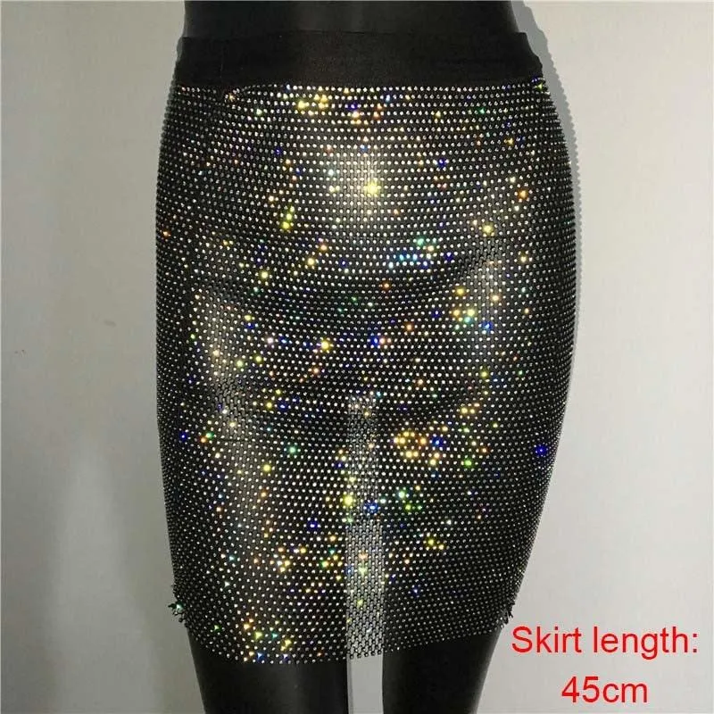 Sexy See Through Halter Shiny Metal Round Ring Backless Low Cut Crop Top