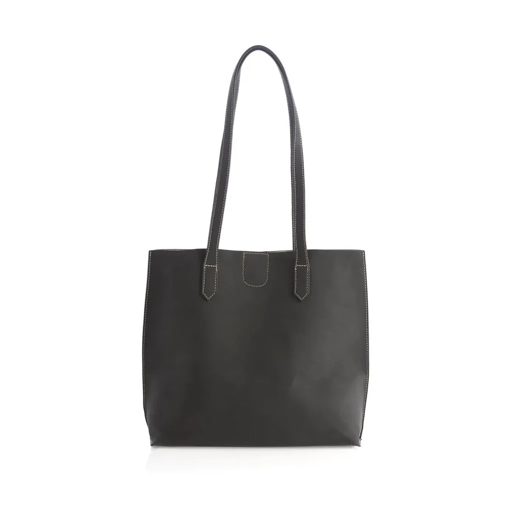 SHIRALEAH BLAIR DAY TOTE BAG BLACK