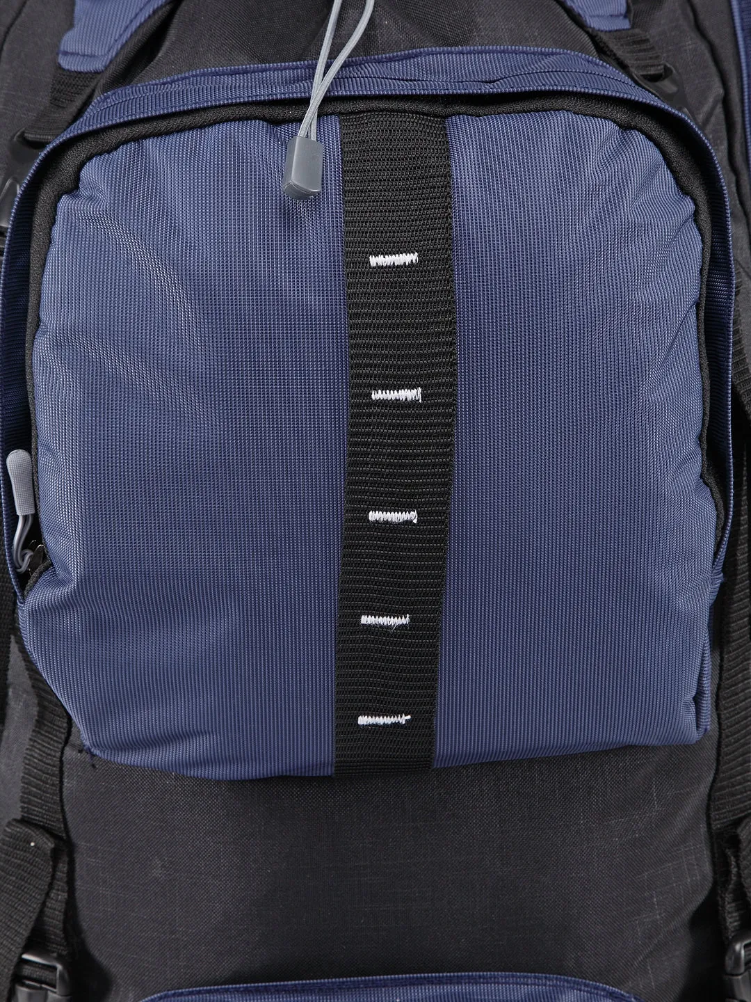 Teakwood Leathers Unisex Blue & Black Colourblocked Rucksack