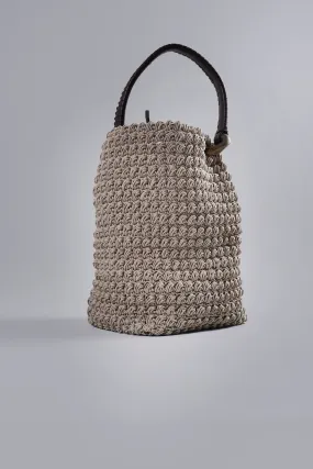 The Jwa Xl Corner Bucket Bag Beige