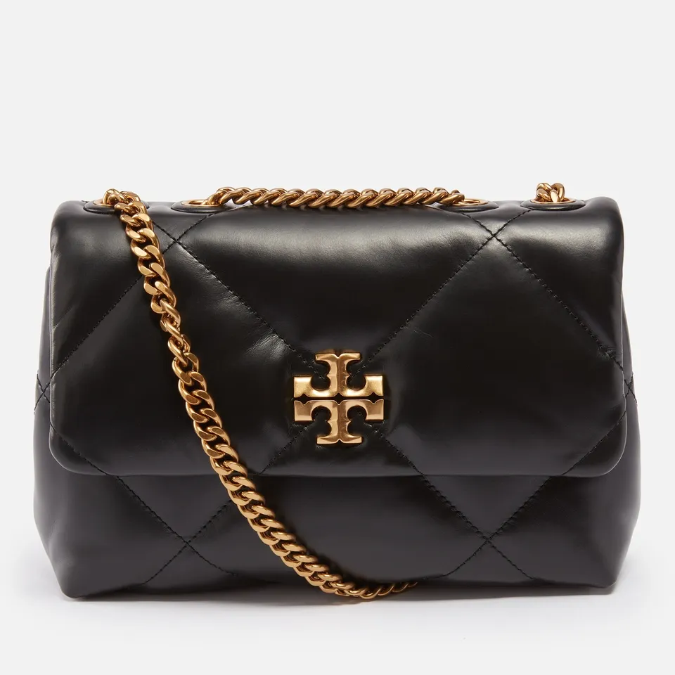 Tory Burch Kira Diamond Quilt Small Convertible Leather Shoulder Bag