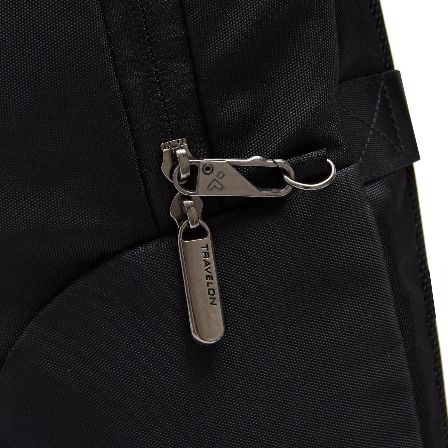 Travelon Urban Black Backpack 18.5 in. H X 11.5 in. W