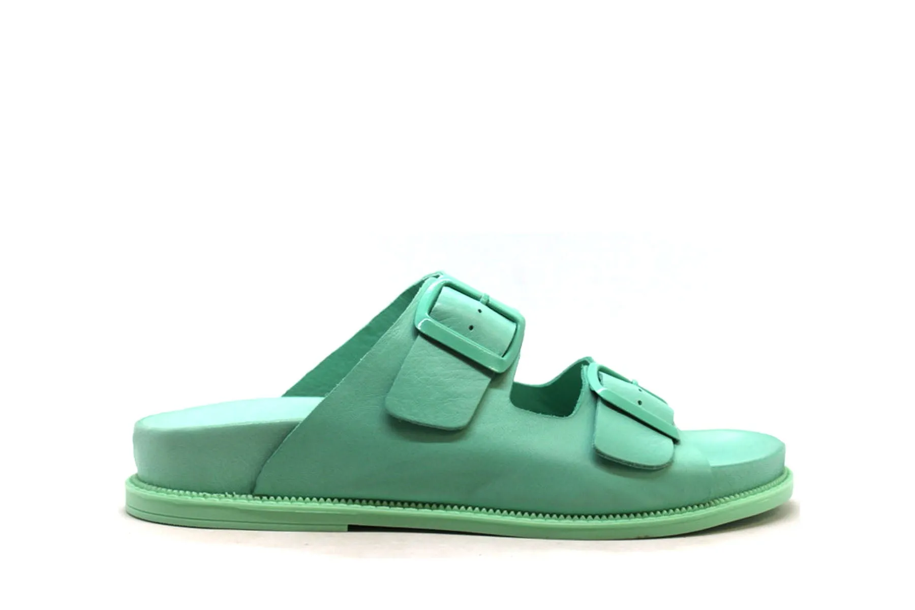 Tyche 24-0590 Seafoam Leather Slide