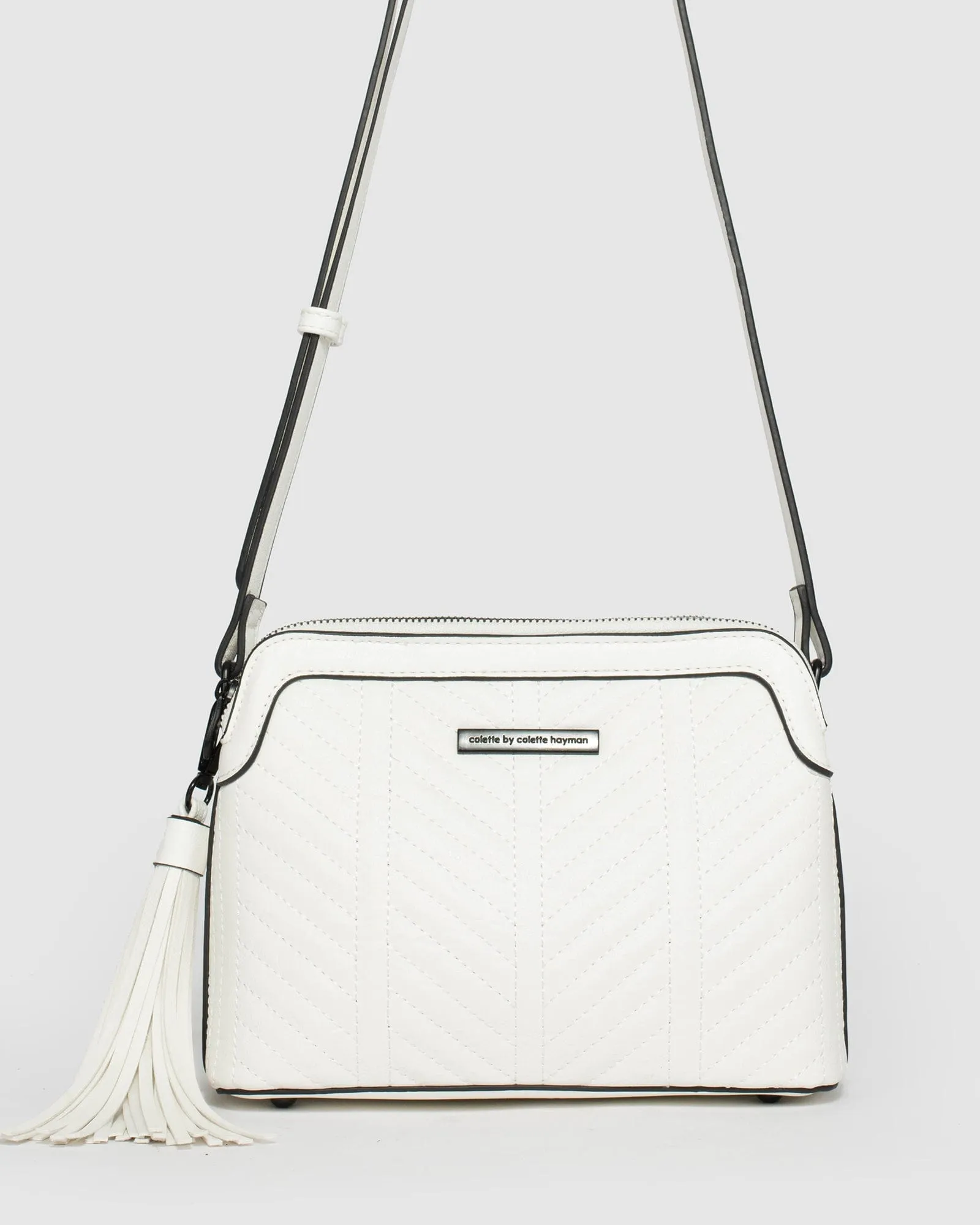 White Joanna Crossbody Bag