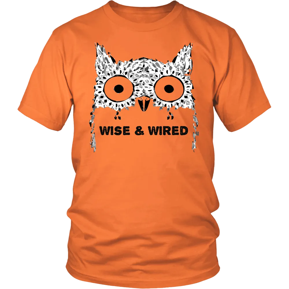 Wise & Wired Owl District Unisex T-Shirt