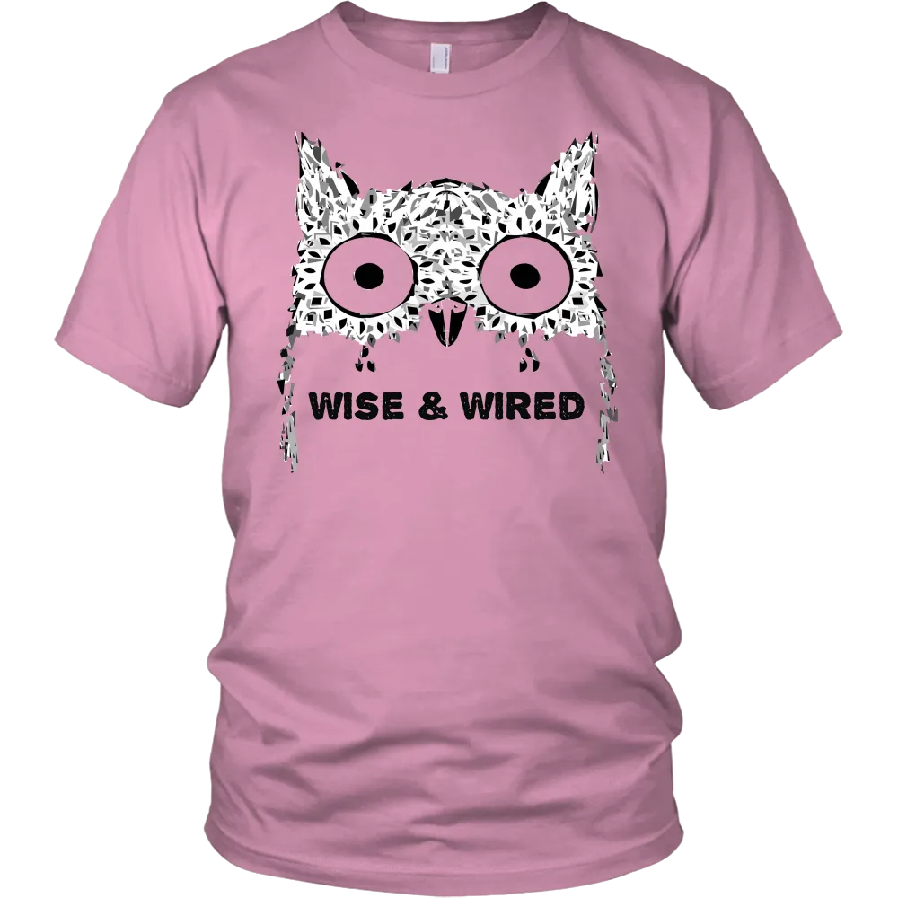 Wise & Wired Owl District Unisex T-Shirt